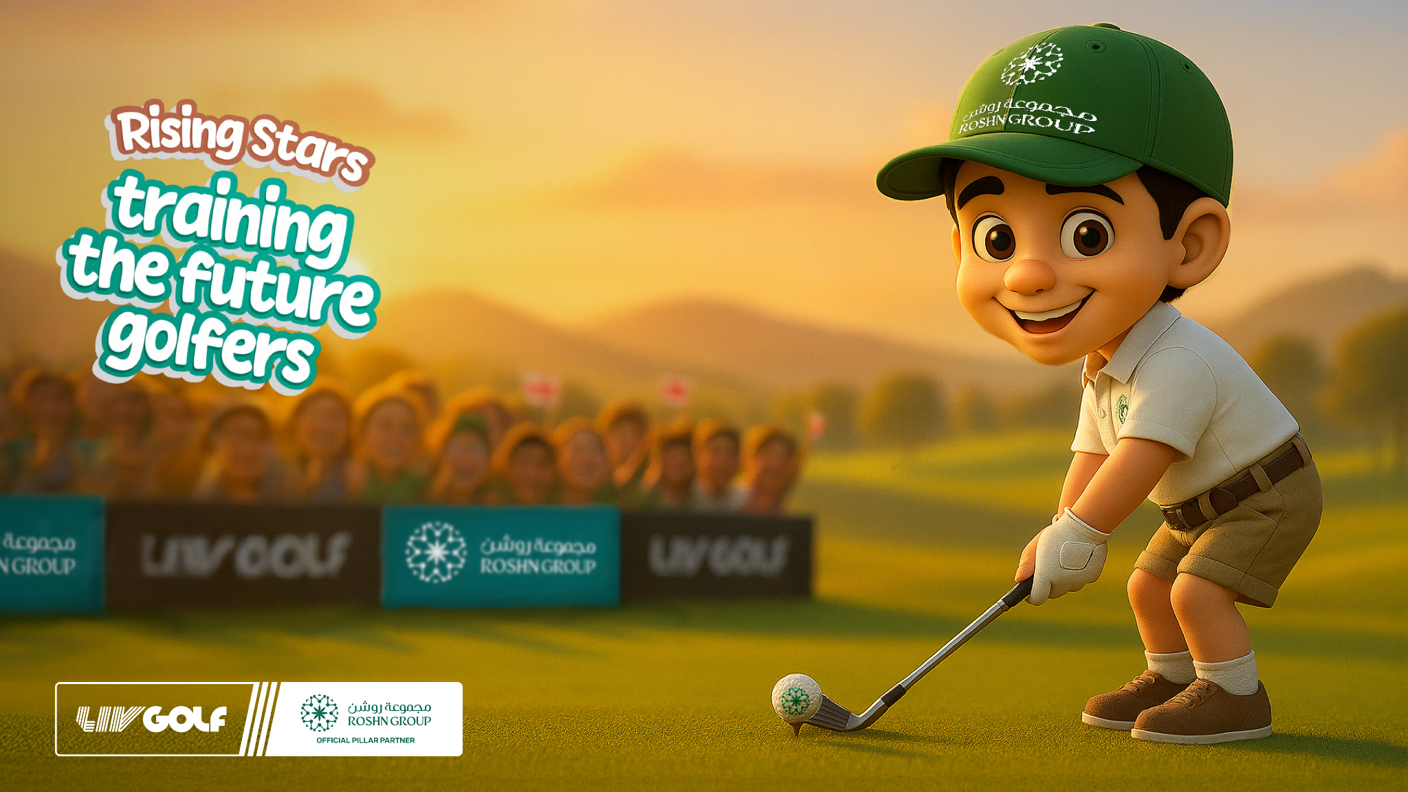 ROSHN × LIV Golf — Rising Stars
