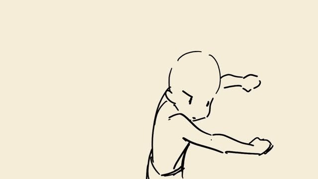 A little gesture — frame-by-frame study