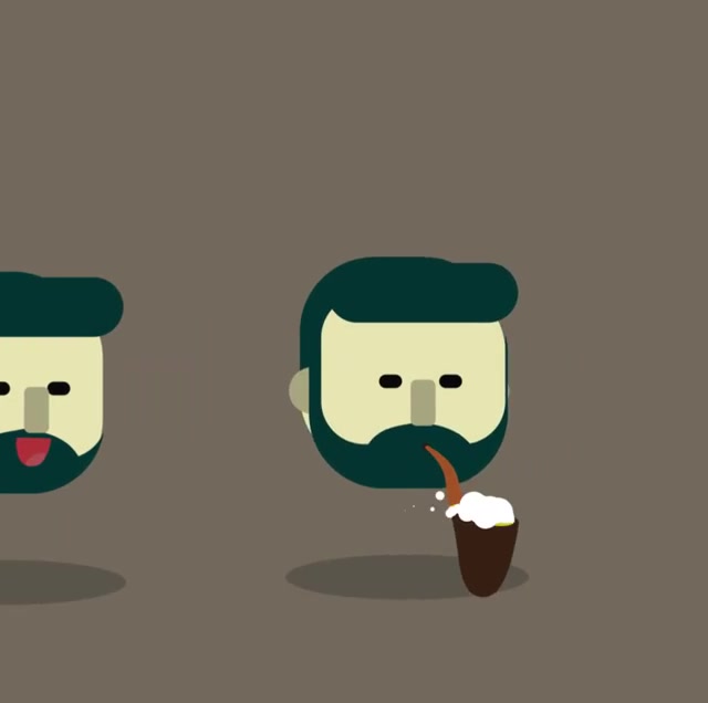 A small puff — character animation / loop