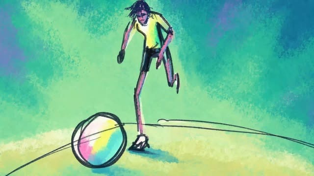 A moment in colour — frame-by-frame animation